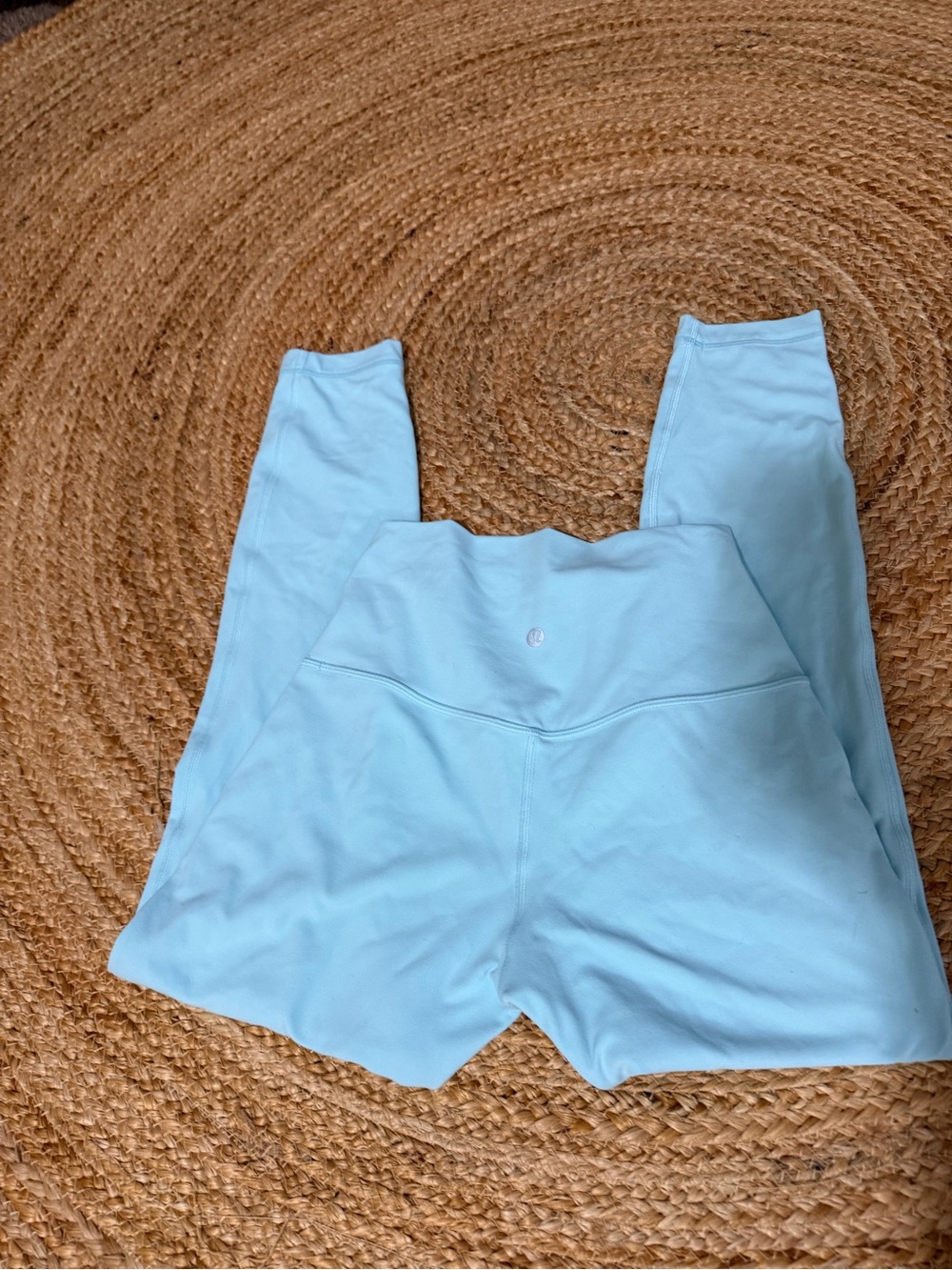 lululemon athletica Light Aqua High-Waist Leggings